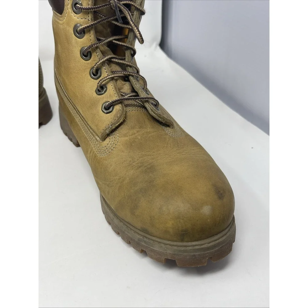 Timberland Premium Wheat Nubuck Waterproof Boots Mens 11 Style 27092